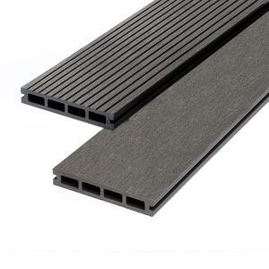 Plain Black Composite Decking Board 