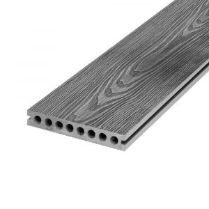 Grey Woodgrain Composite Decking Board