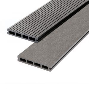 Plain Grey Composite Decking Board