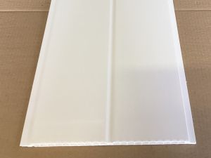 Ridged White Ceiling Panels