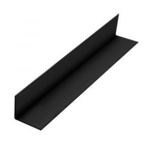 External Black PVC Angle 25mm x 25mm x 2500mm