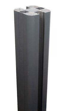 Composite Fence Post 1.86m - Aluminium 