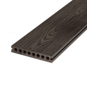 Brown Woodgrain Composite Decking Board 3.6m