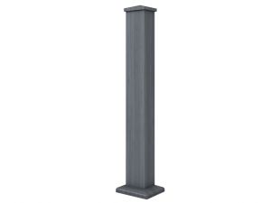 Charcoal Decking Rail System Post 