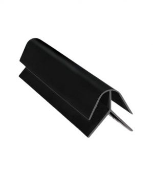 PVC Decorative External PVC Corner Black