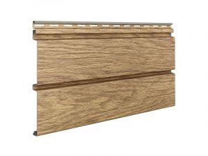 Vox Max 3 Vinyl Siding Exterior Wall Panel in Honey Oak