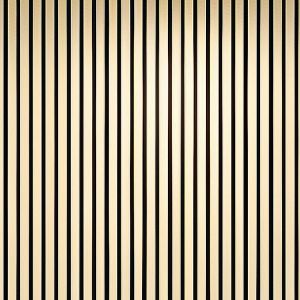 Oak Black Felt Backed Acoustic Wall Panel