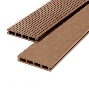 Plain Brown Composite Decking Board 3.6m