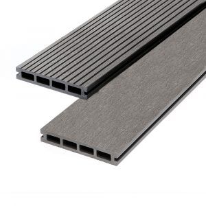 Plain Grey Composite Decking Board 3.6m