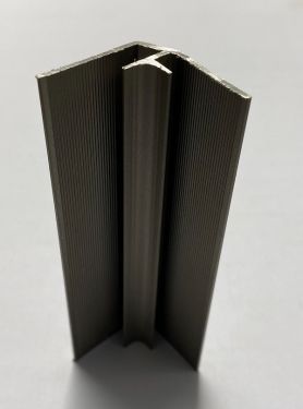 SPC Aluminium Black Internal Corner Trim 